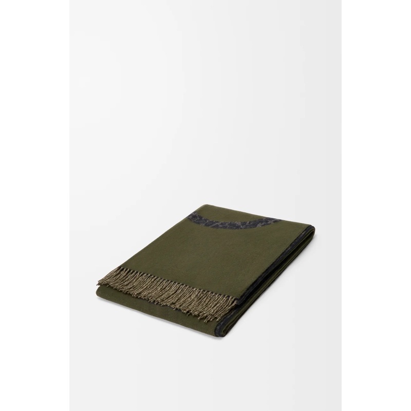 Blanket in wool and cashmere