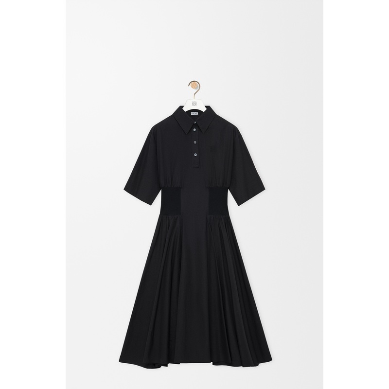 Short sleeve dress in cotton