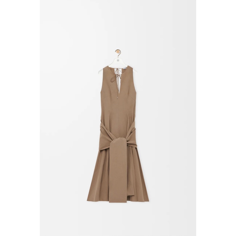 Wrap dress in cotton