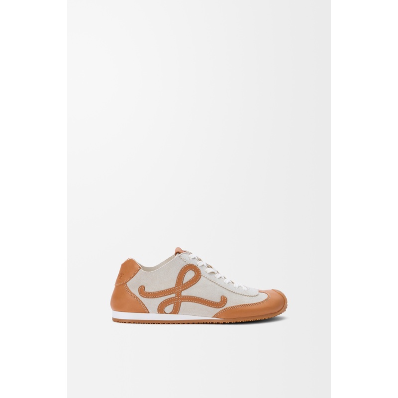 Ballet Runner 2.0 unlined in deerskin and vegetable-tanned calfskin