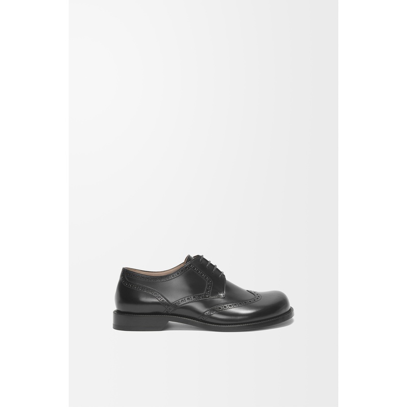 Campo brogue derby in brushed calfskin