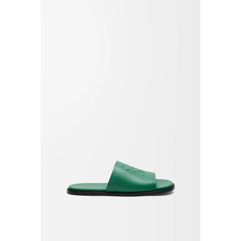 Flex Anagram slide in soft calfskin
