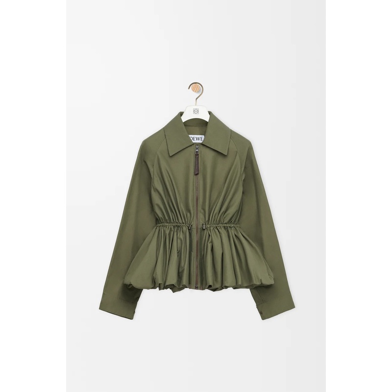 Jacket in cotton blend