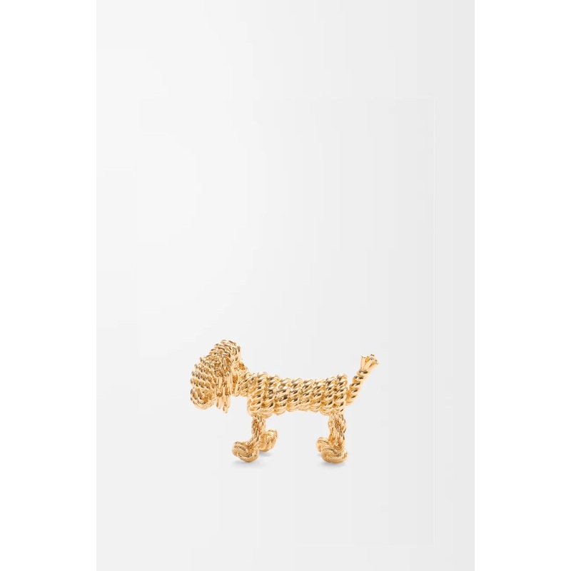 Sausage dog brooch