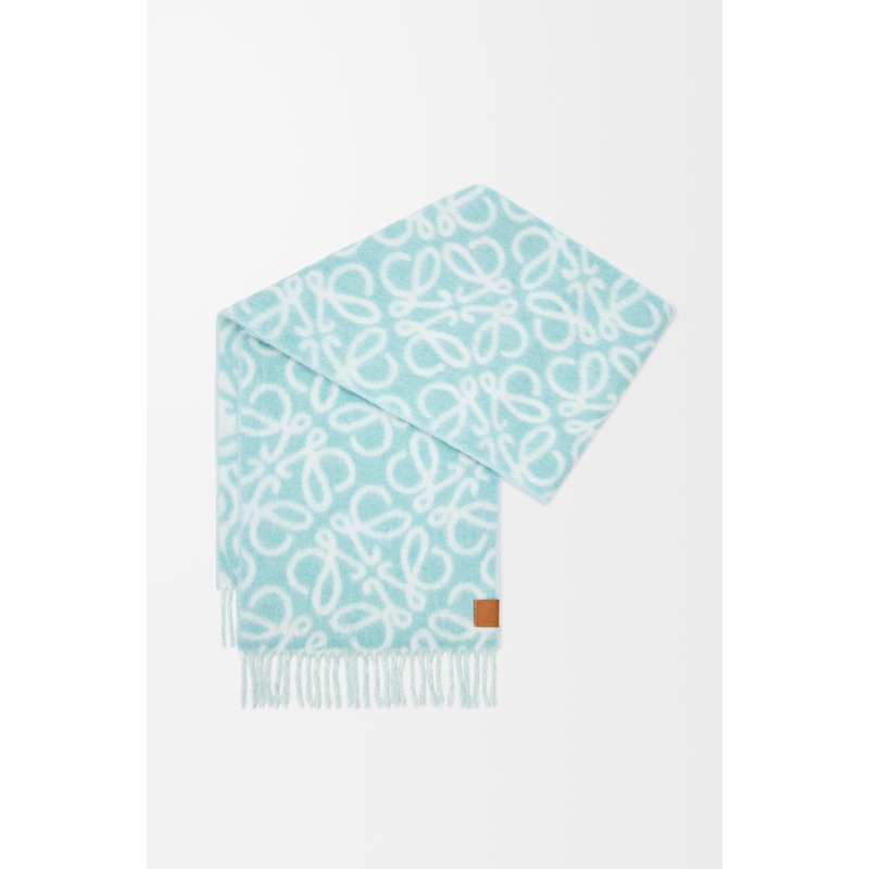 Anagram scarf in alpaca and wool blend