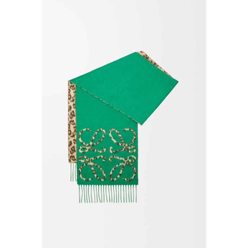 Anagram scarf in silk and cashmere