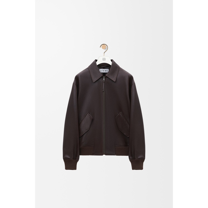 Aviator jacket in deerskin