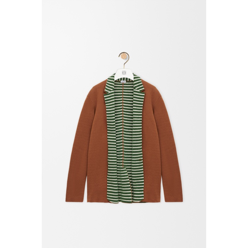 Jacket in wool and alpaca blend