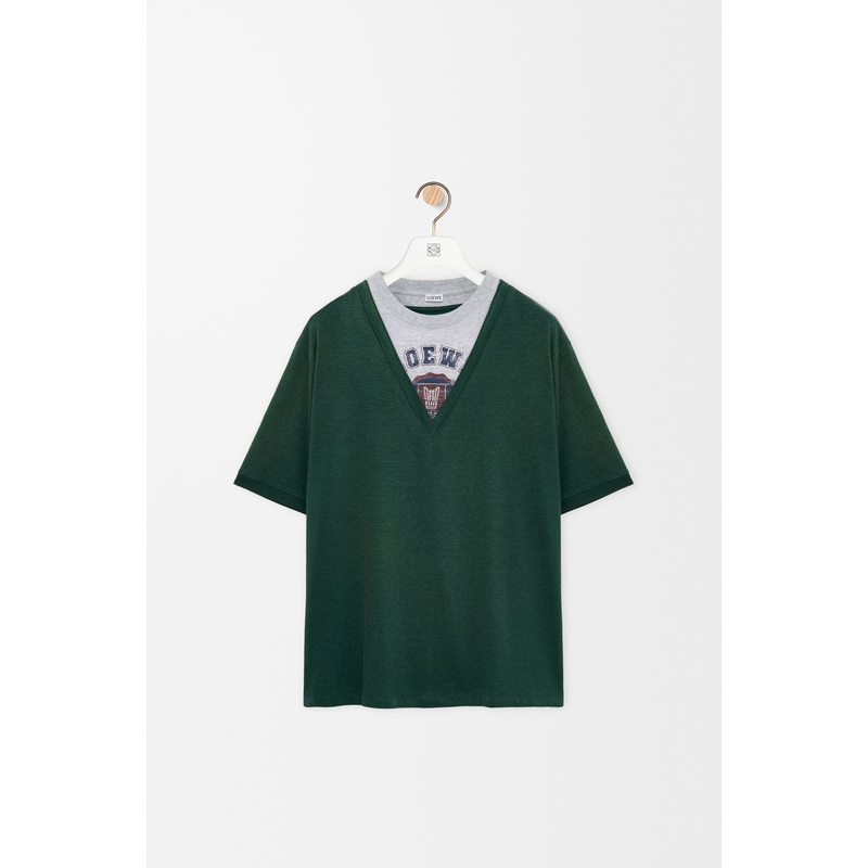 Loose fit T-shirt in cotton blend