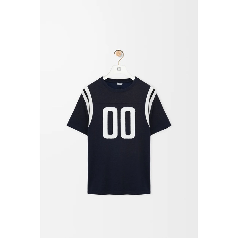 Regular fit T-shirt in cotton and viscose