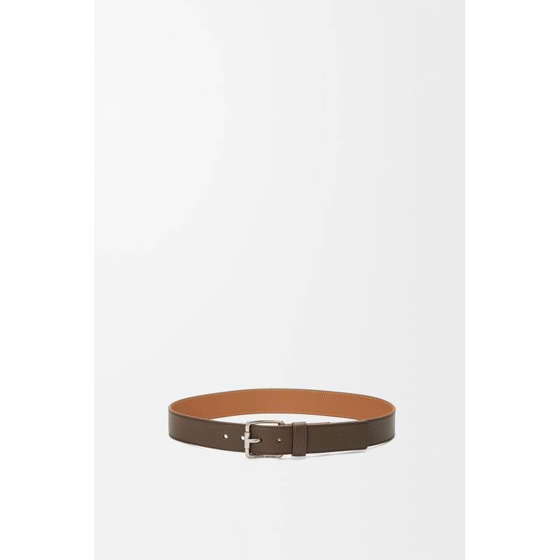 Roller Curve belt in supple grained calfskin