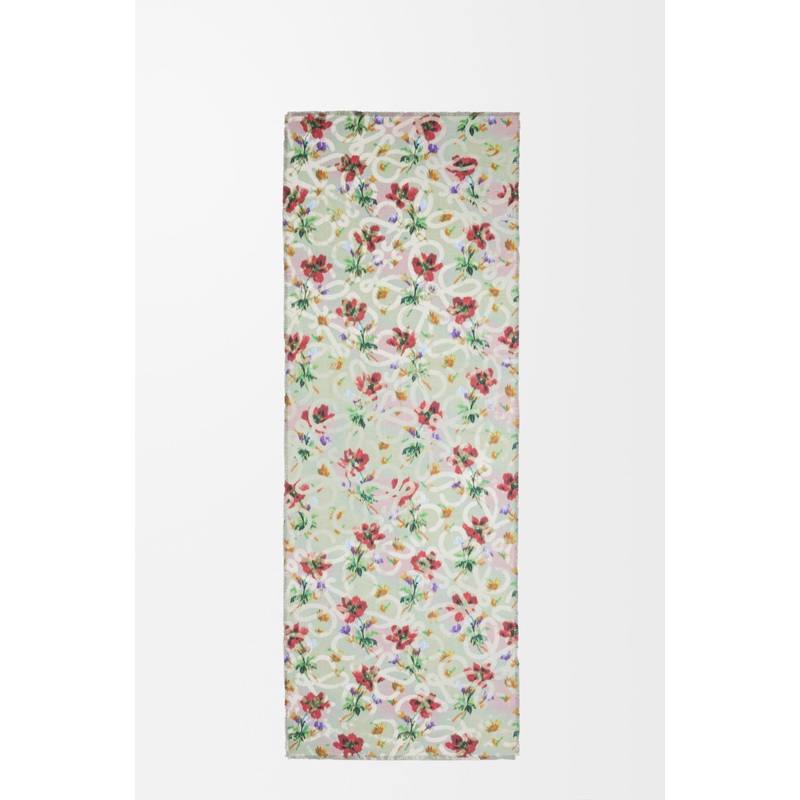 Scarf in cashmere and silk