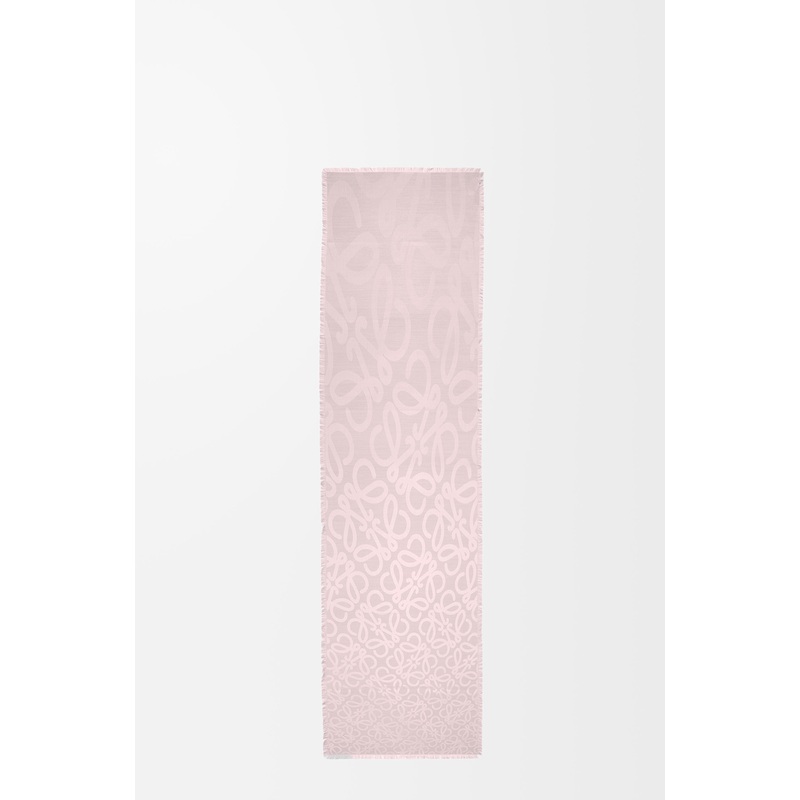 Scarf in silk and wool