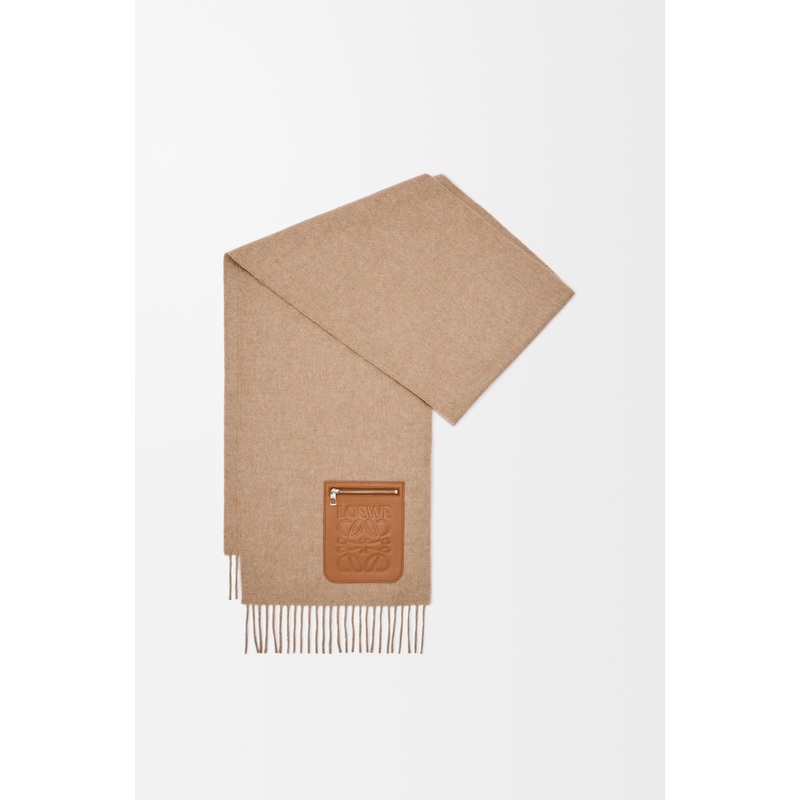 Scarf in wool and cashmere