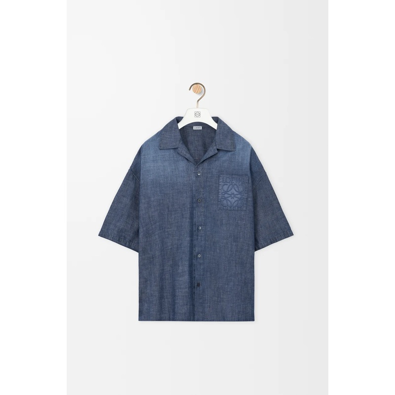Short sleeve shirt in cotton