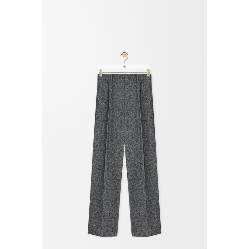 Trousers in wool blend