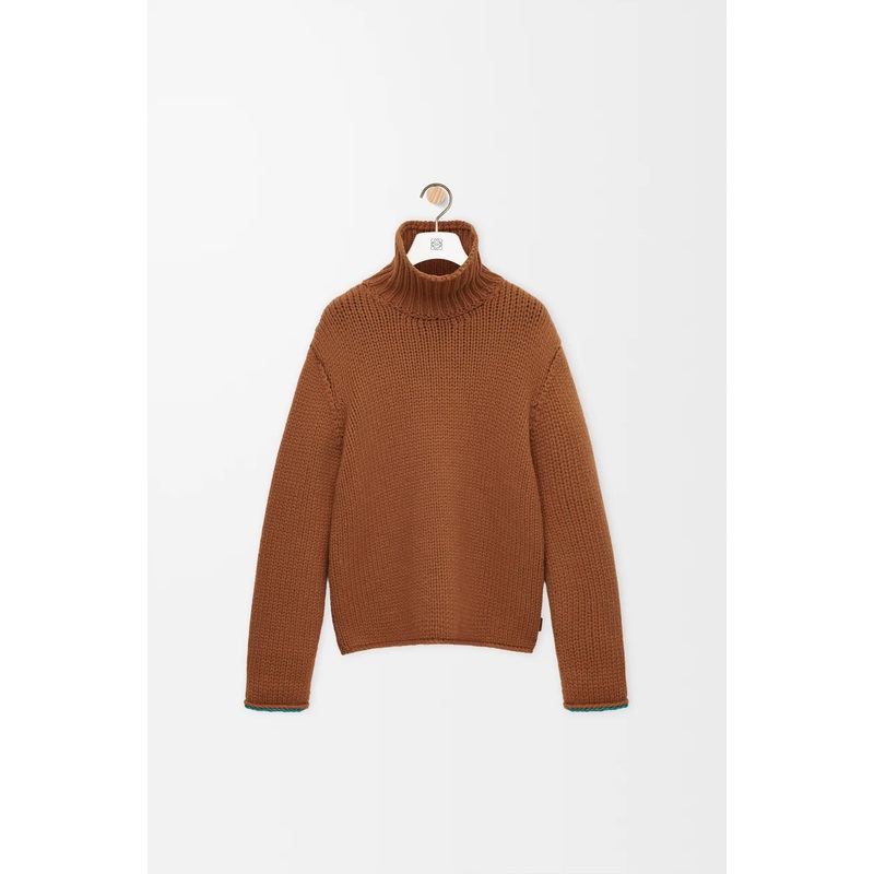 Turtleneck sweater in wool
