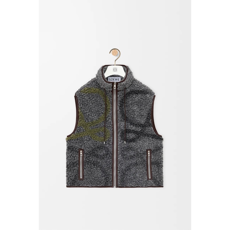 Vest in wool blend