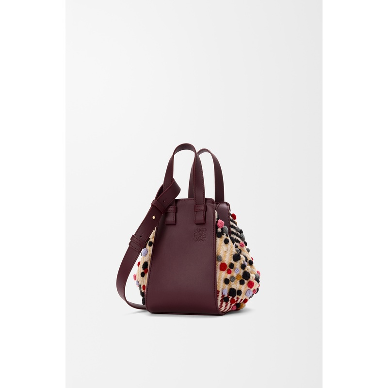 Compact Hammock bag in embroidered textile