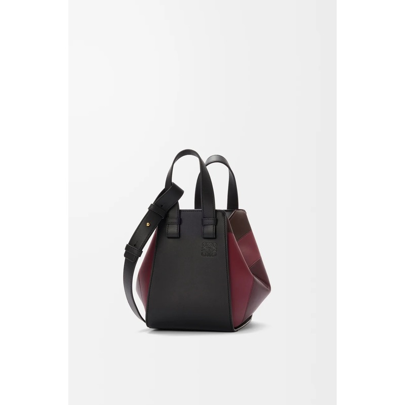 Compact Hammock bag in nappa calfskin