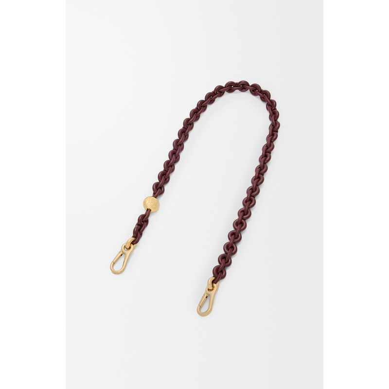 Donut chain strap in calfskin