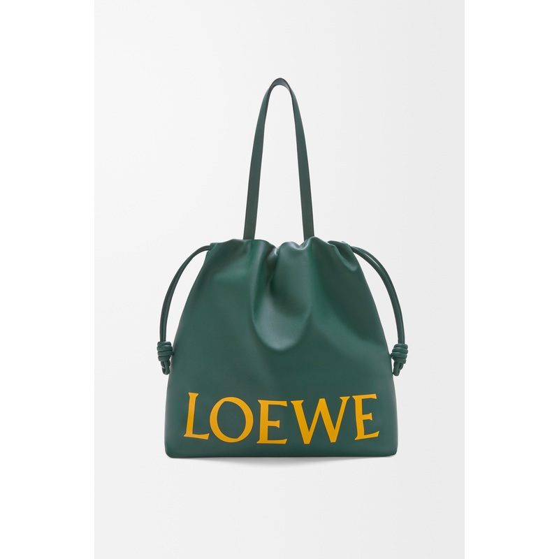 Flamenco logo tote in nappa calfskin