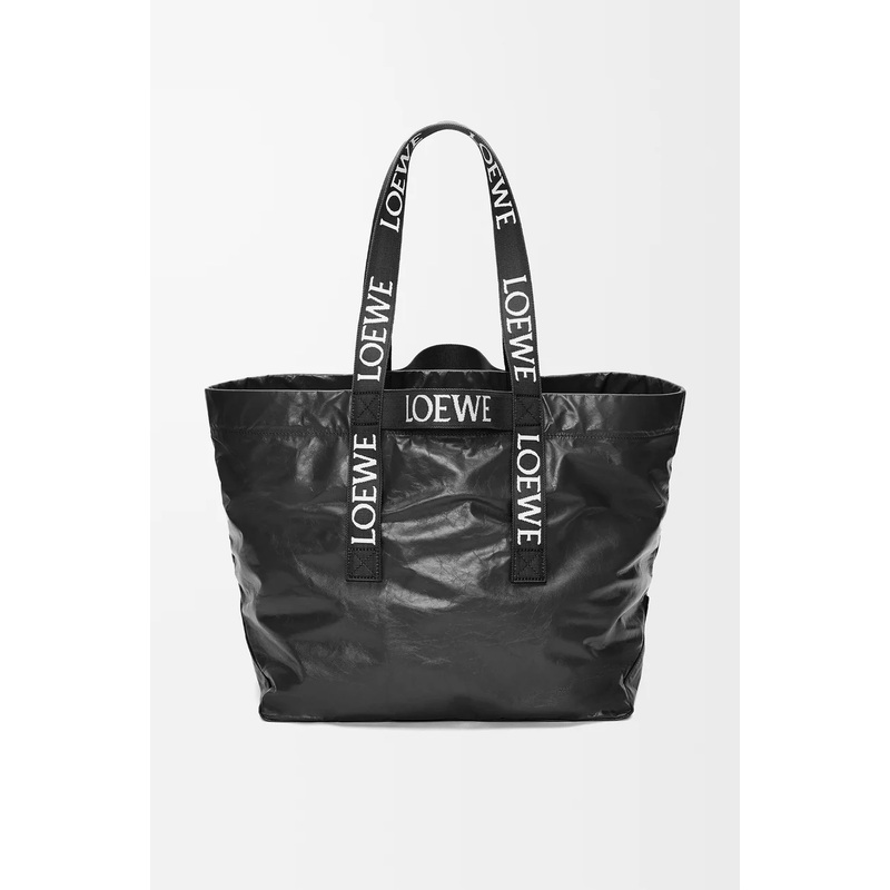 Fold shopper in paper calfskin