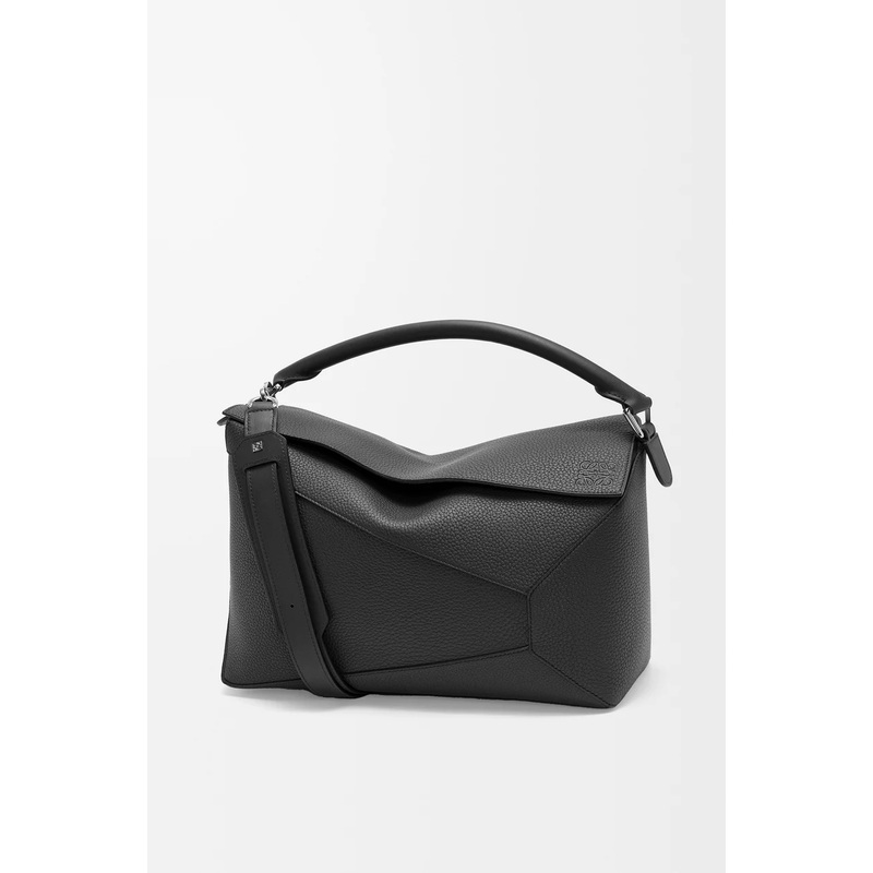 Large Puzzle Edge bag in grained calfskin