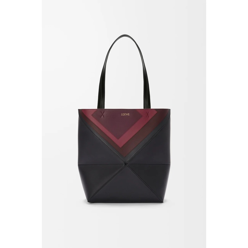 Medium Puzzle Fold tote in nappa calfskin