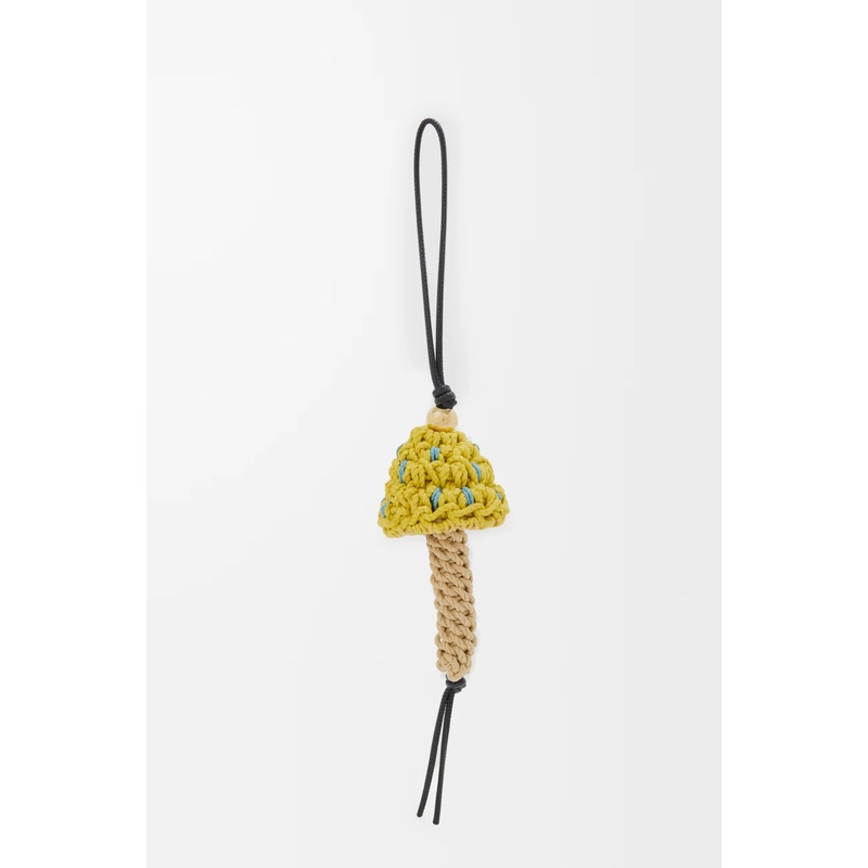 Mushroom charm in cord