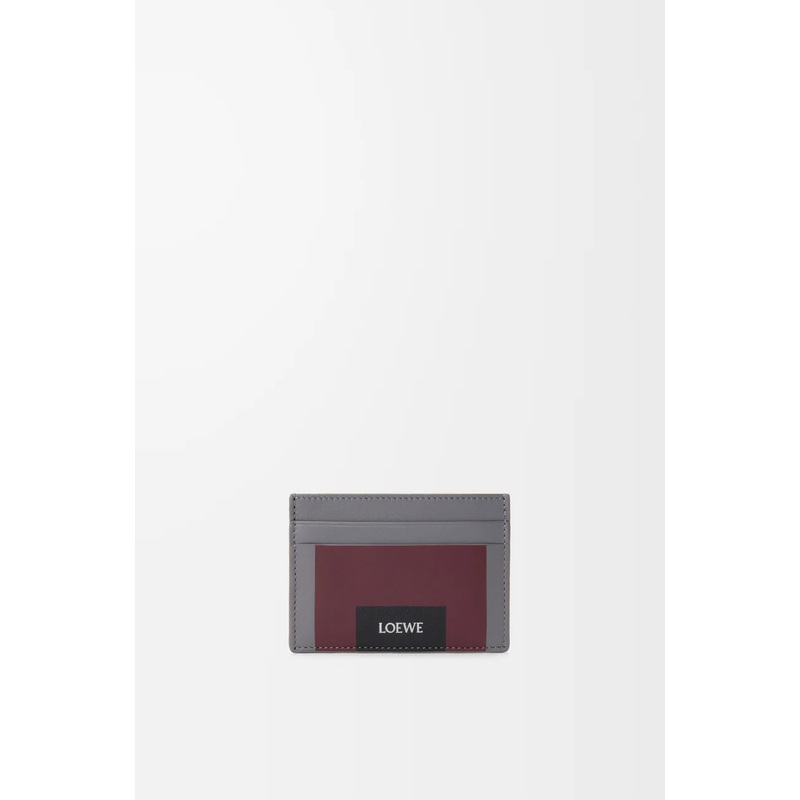 Plain cardholder in nappa calfskin