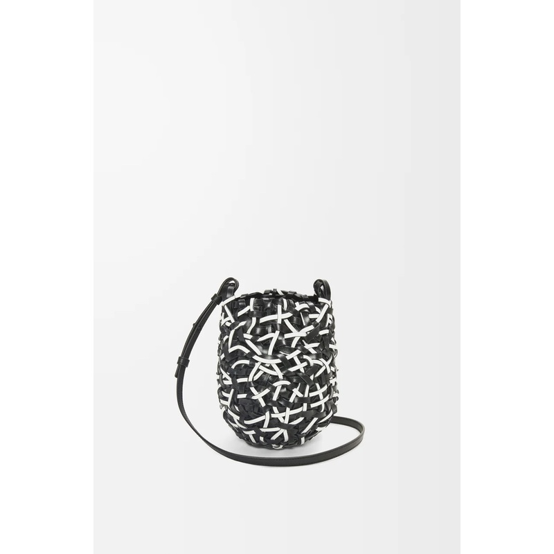 Small Nest Basket bag in calfskin