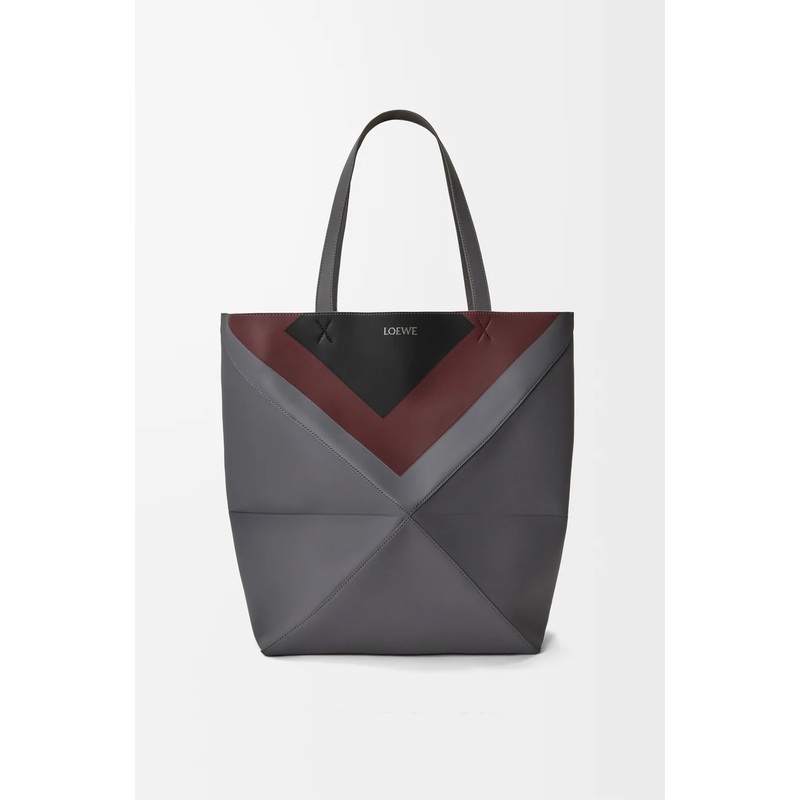 XL Puzzle Fold tote in nappa calfskin
