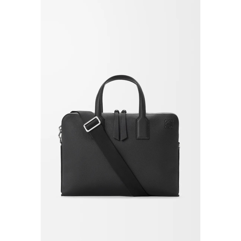Goya thin briefcase in soft grained calfskin