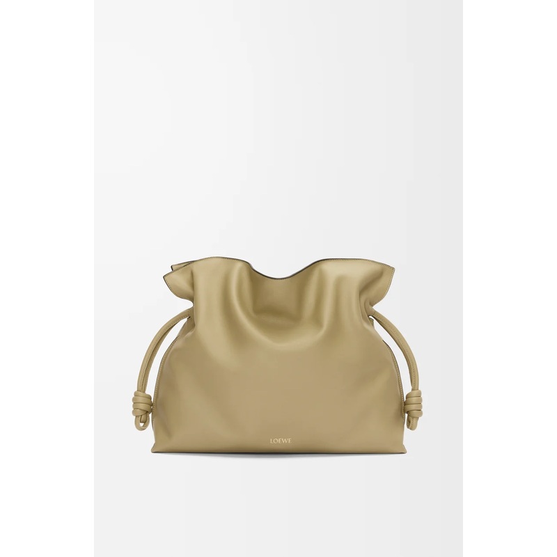 Large Flamenco clutch in nappa calfskin