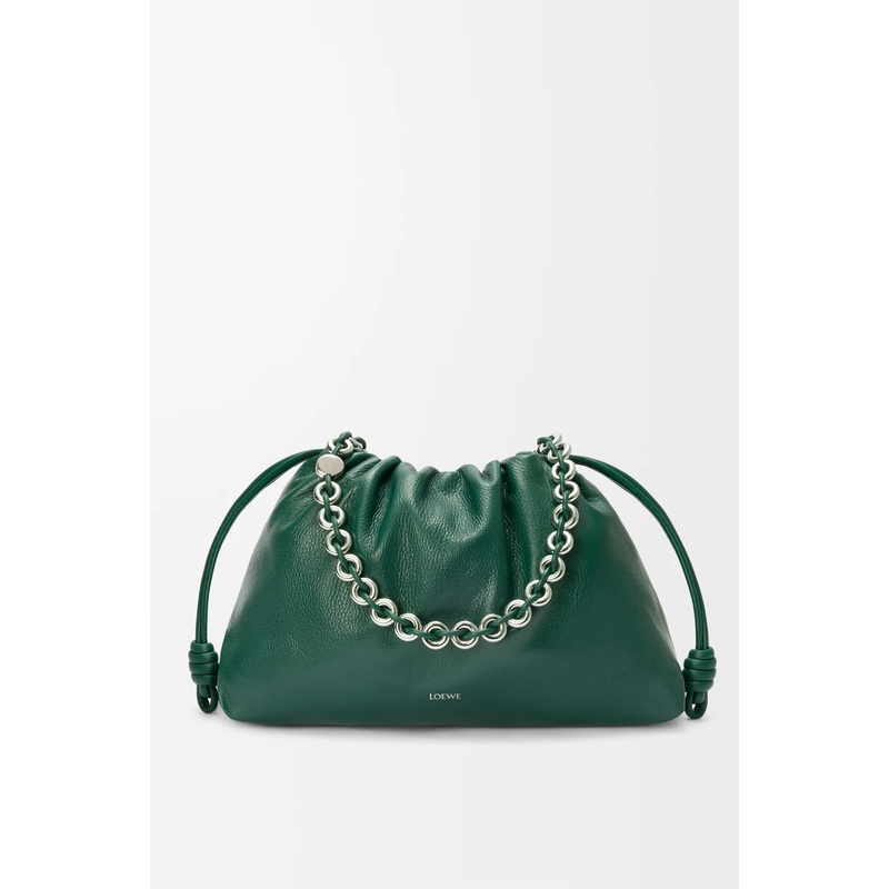 Large Flamenco purse in deerskin