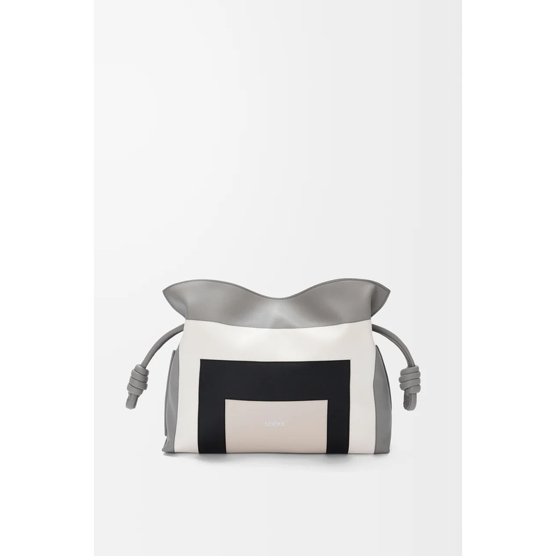 Medium Flamenco clutch in nappa calfskin