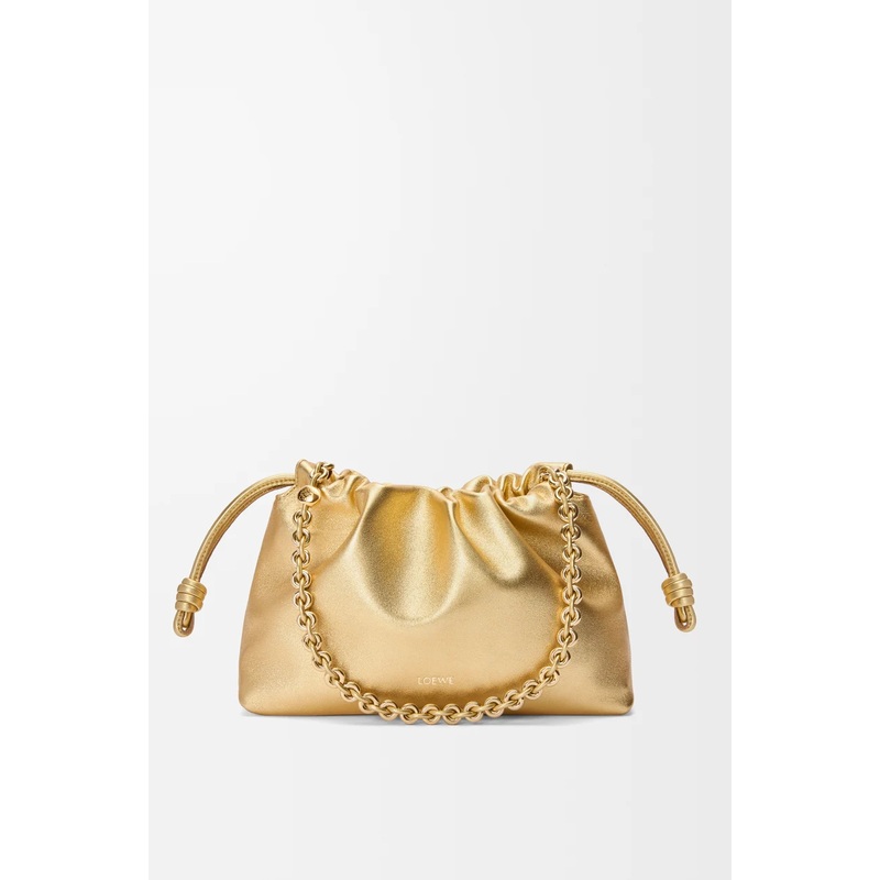 Medium Flamenco purse in laminated lambskin