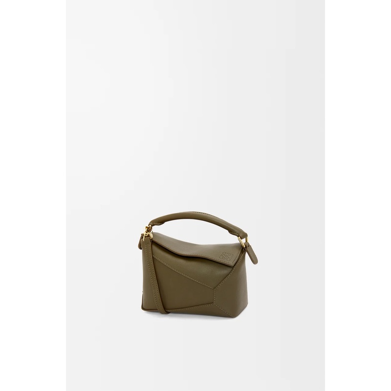 Mini Puzzle Edge bag in classic calfskin