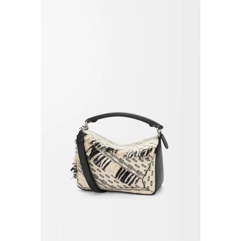 Small Puzzle bag in woven textile