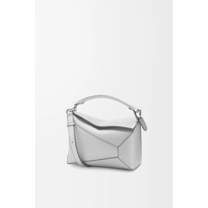 Small Puzzle Edge bag in laminated lambskin