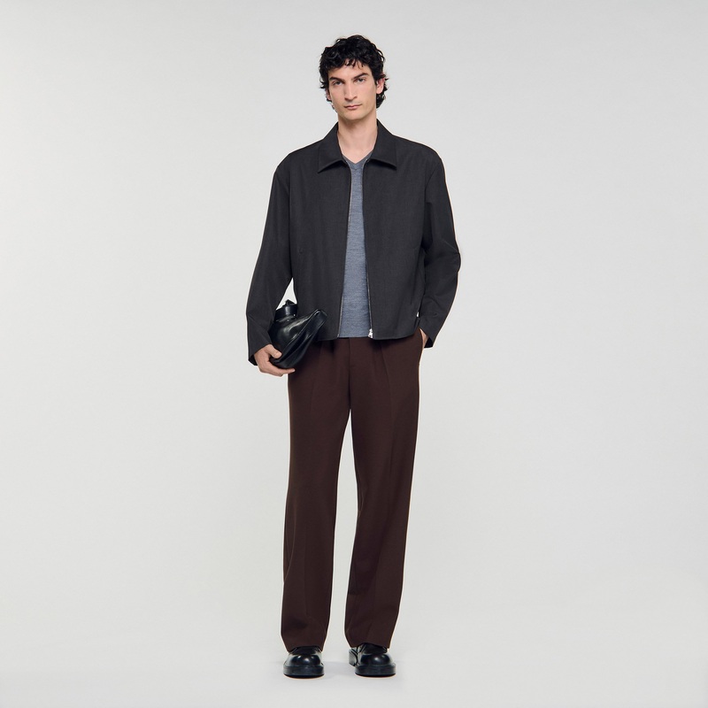 Technical zip-up jacket