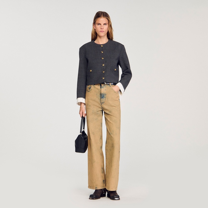 Rhinestone tailored jacket