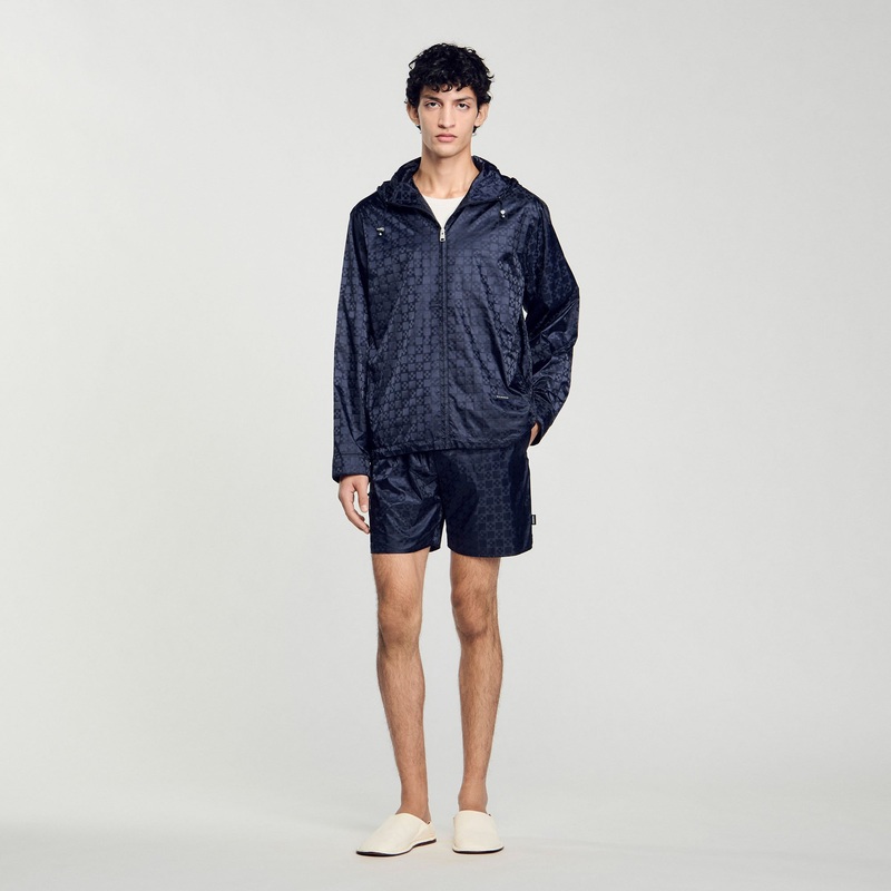 Square Cross nylon jacket