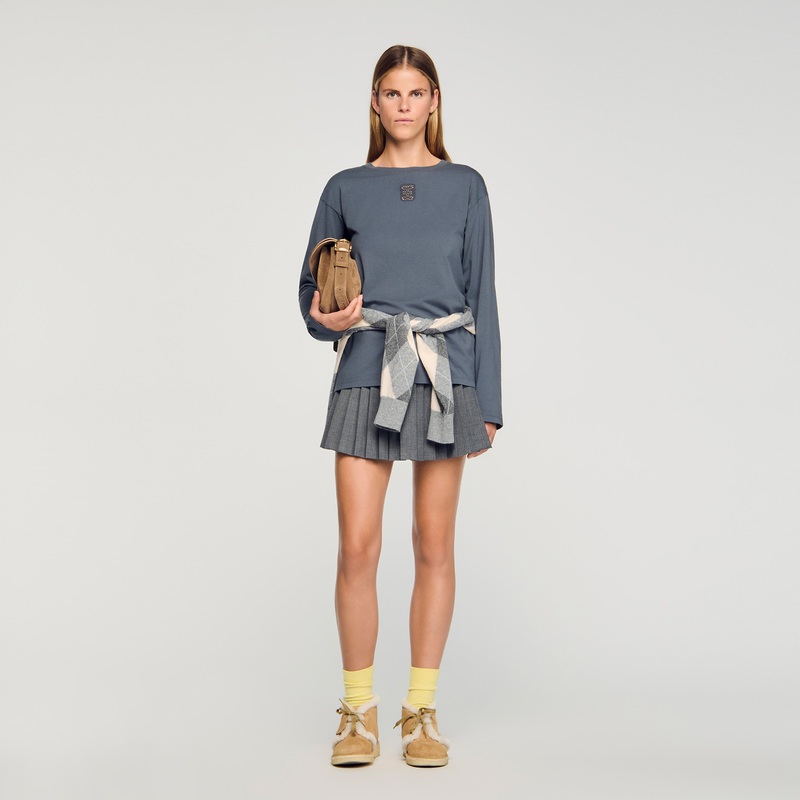 T-shirt with embroidery