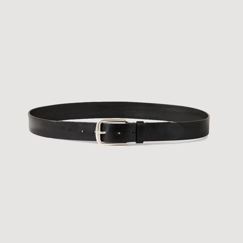 Vegetable-tanned leather belt