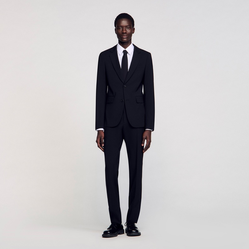 Virgin wool suit jacket