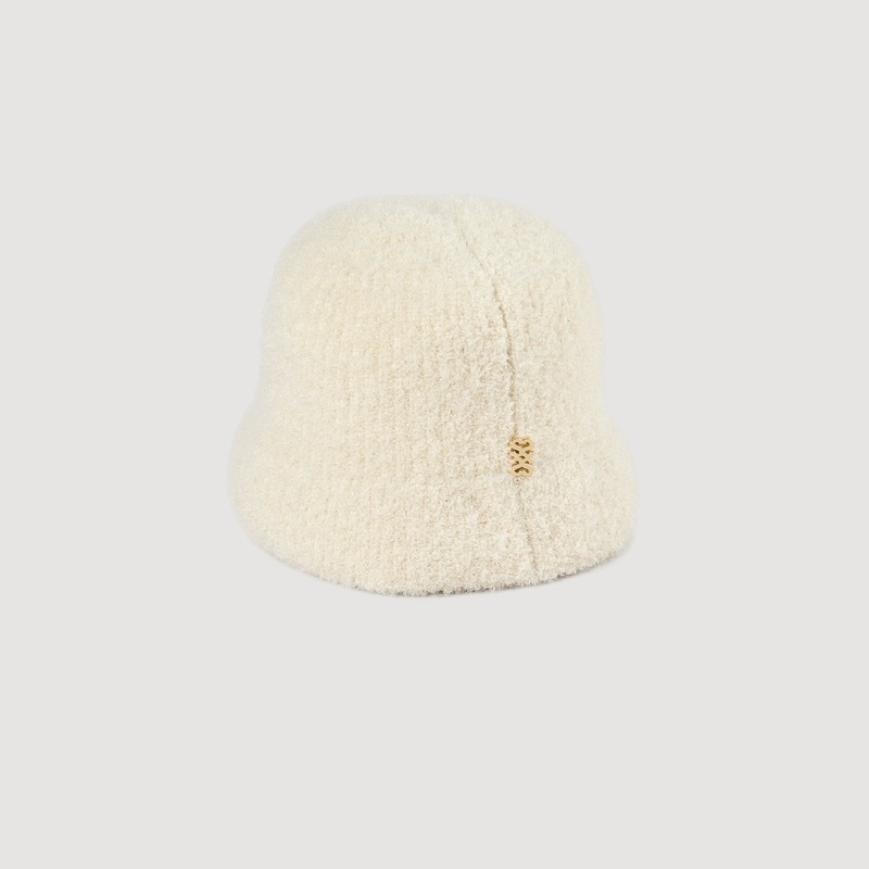 Bucket hat in alpaca and mohair