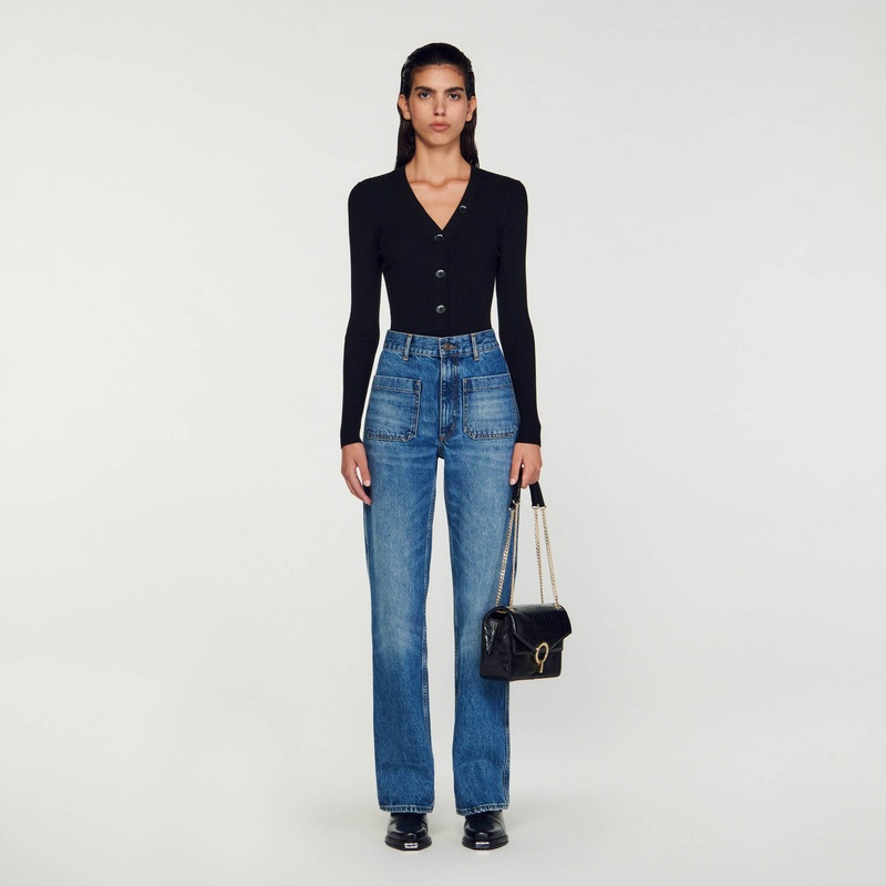 Cardigan in certified viscose