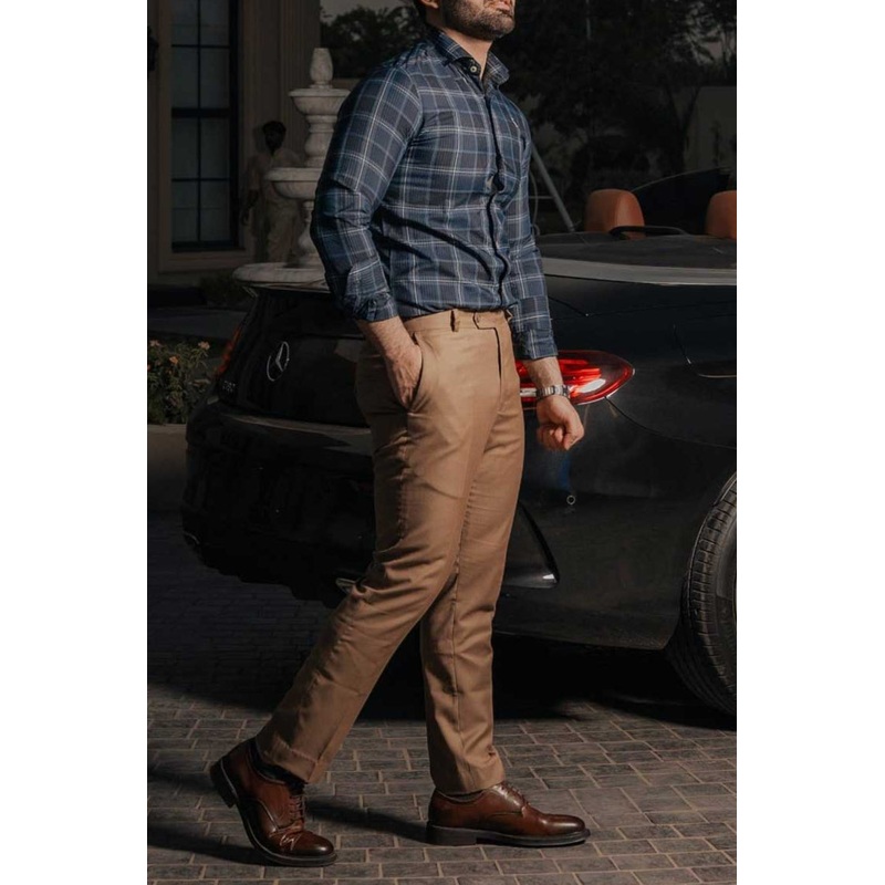 Espada Men’s Checkered Casual Shirt